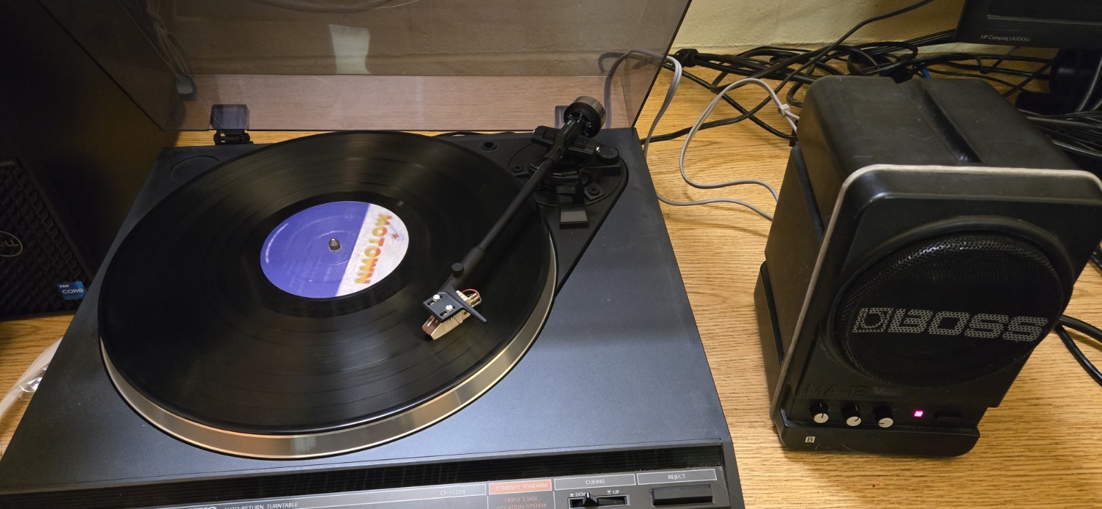 Onkyo CP-1026A turntable tested & working. New Belt. Works.