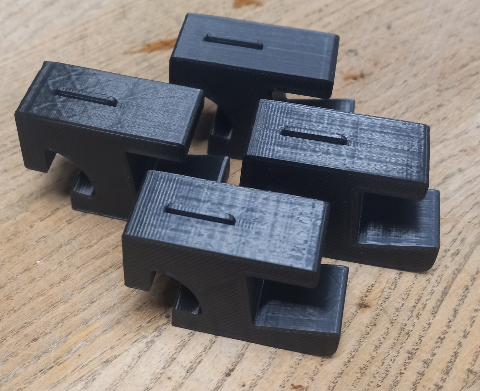 4 hinges (2 sets!) for Dual Turntable Dust Cover United Audio 1209, 1210, 1211..