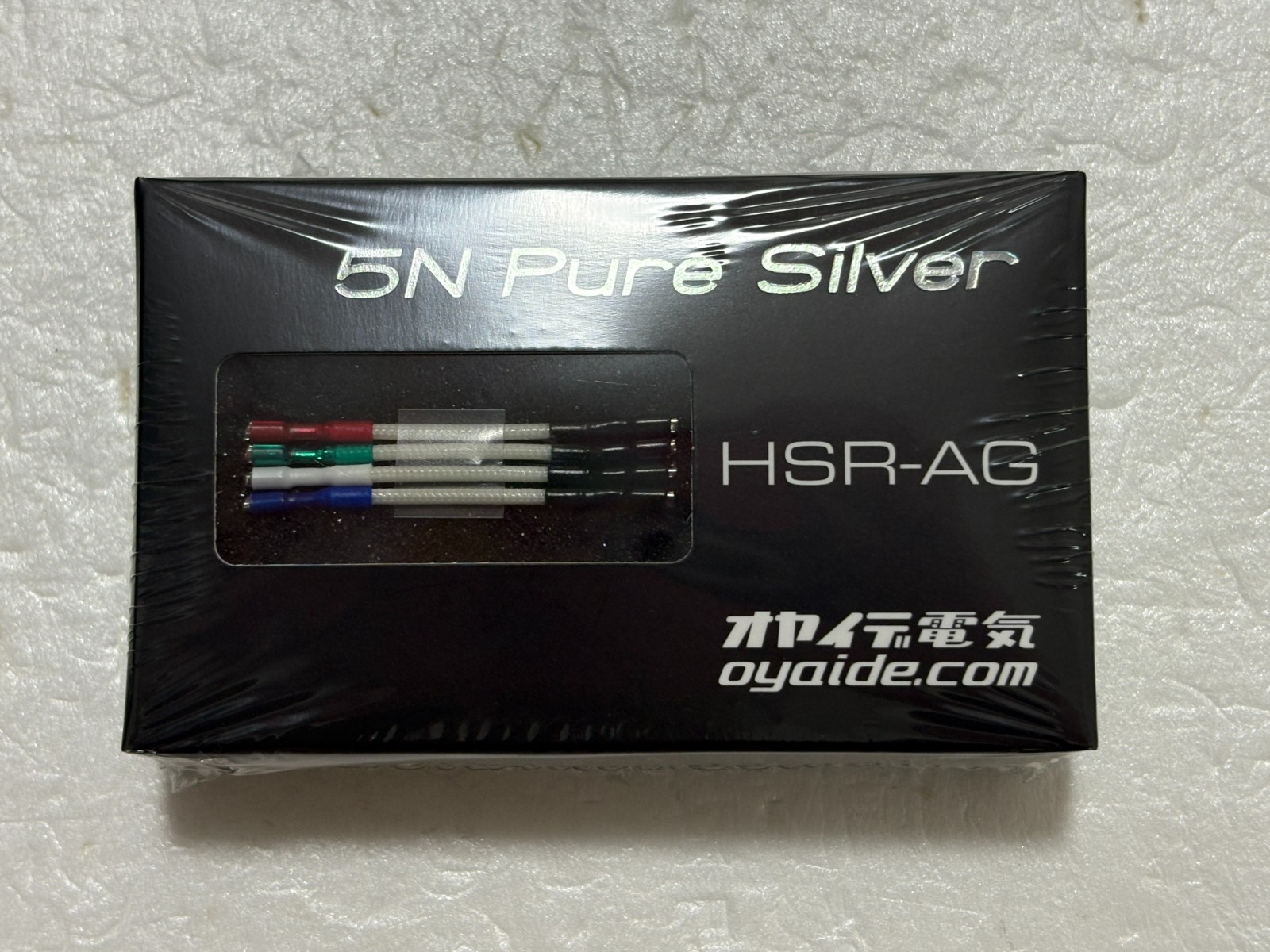 Oyaide HSR-AG 5N Pure Silver Headshell Lead Wires New from Japan