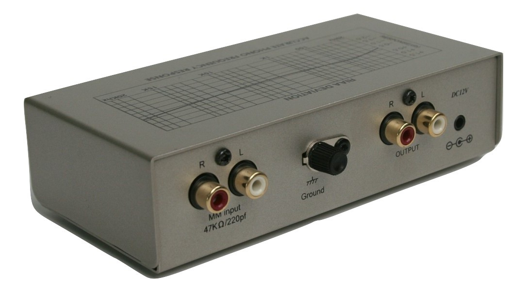 Technolink TC-750 RIAA Phono Preamp; 85dB S/N, SILVER finish version