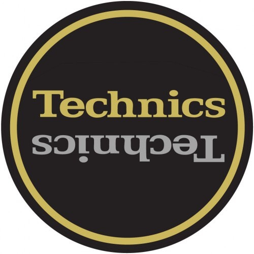 TECHNICS Limited Edition Champion Slipmats (Pair, Black Gold Silver) 1200 Mk2