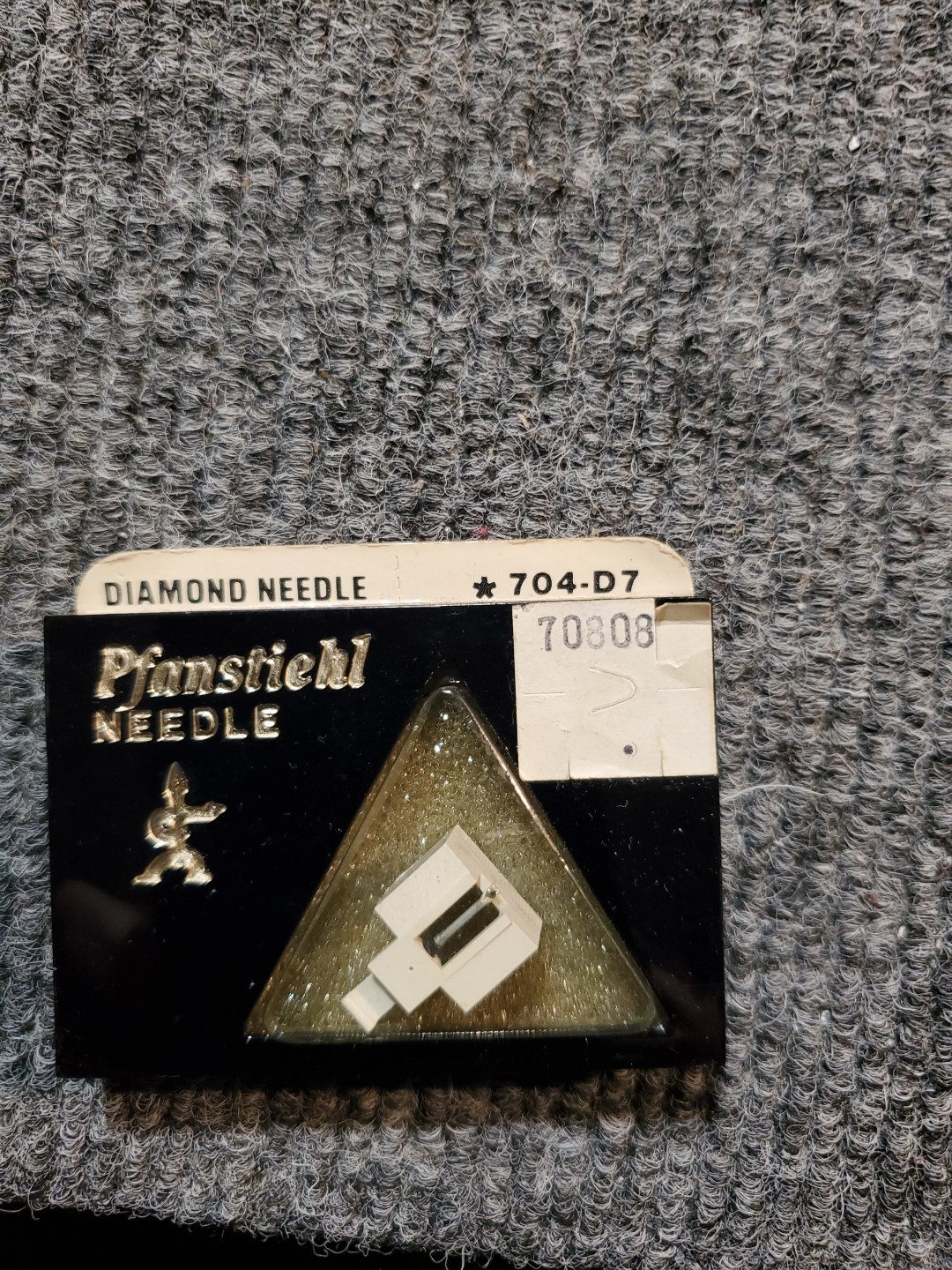 PFANSTIEHL ✱704-D7 DIAMOND NEEDLE NIB FOR VINTAGE PANASONIC EPC09STD STYLUS ONLY