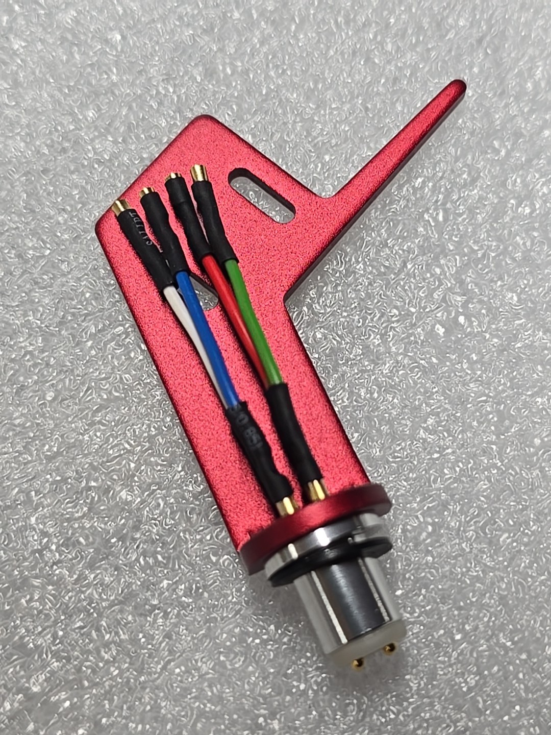 Japan STYLE ANGLED HEADSHELL PRESSED ALUMINUM PREMIUM LEADS