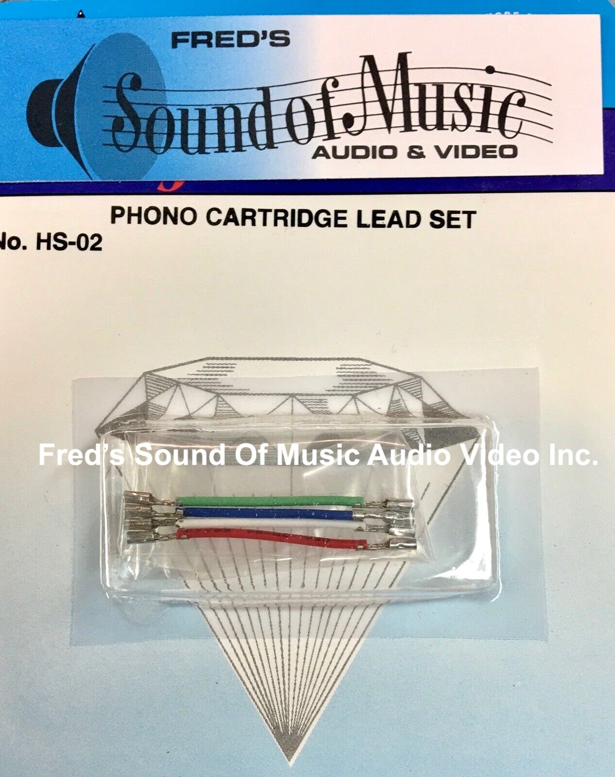 NEW Headshell Cartridge Wire Leads With SOLID GRIP PINS For Turntable sku4922