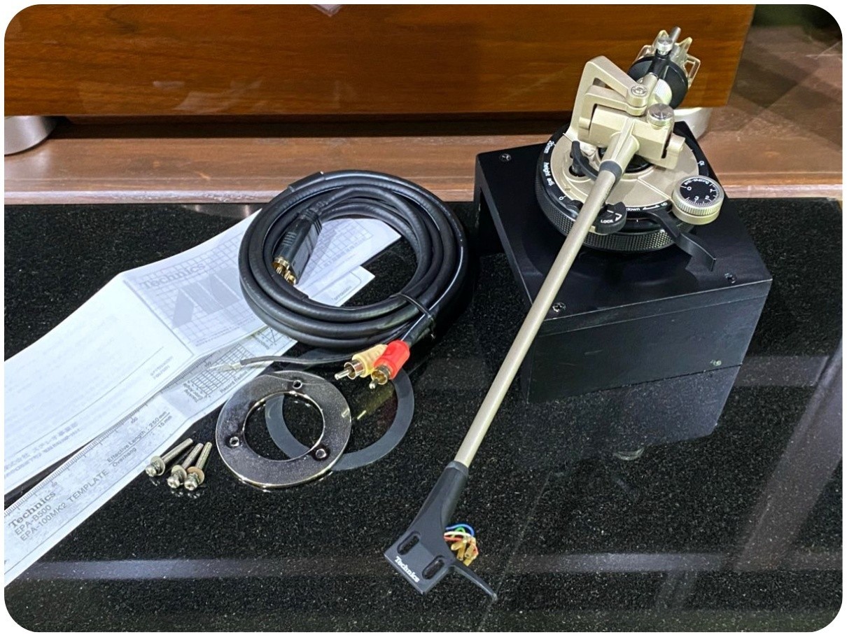 Technics EPA-B500 + EPA-A501H TiN Tonearm System Gimbal Interchangeable Japan