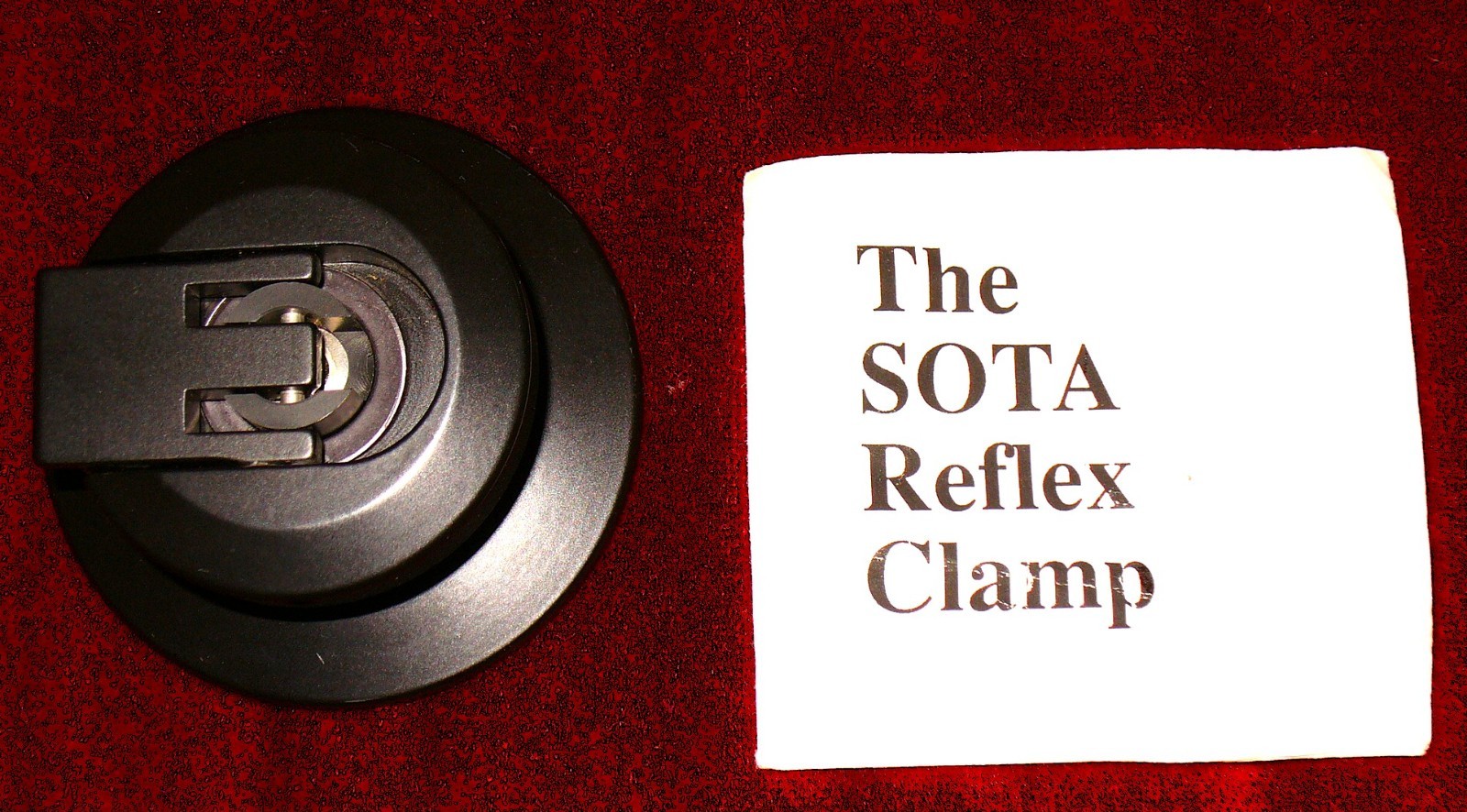 ORIGINAL SOTA REFLEX-CLAMP RECORD CLAMPING DEVICE BRAND NEW & INSTRUCTION MANUAL