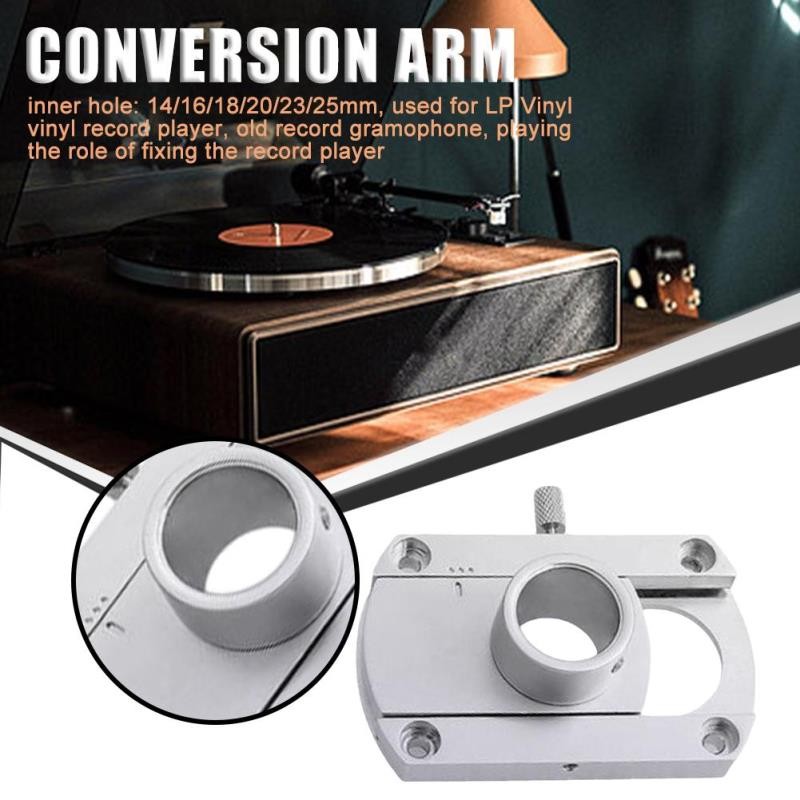 1PC SME Conversion Arm Phono Arm Base Hole 13 to 30mm For Vinyl Record Player