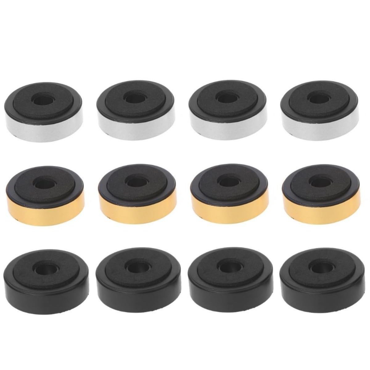 CCeCCe 12 Pack Speaker Isolation Feet Amplifier 48mm Plastic Shock Absorption…