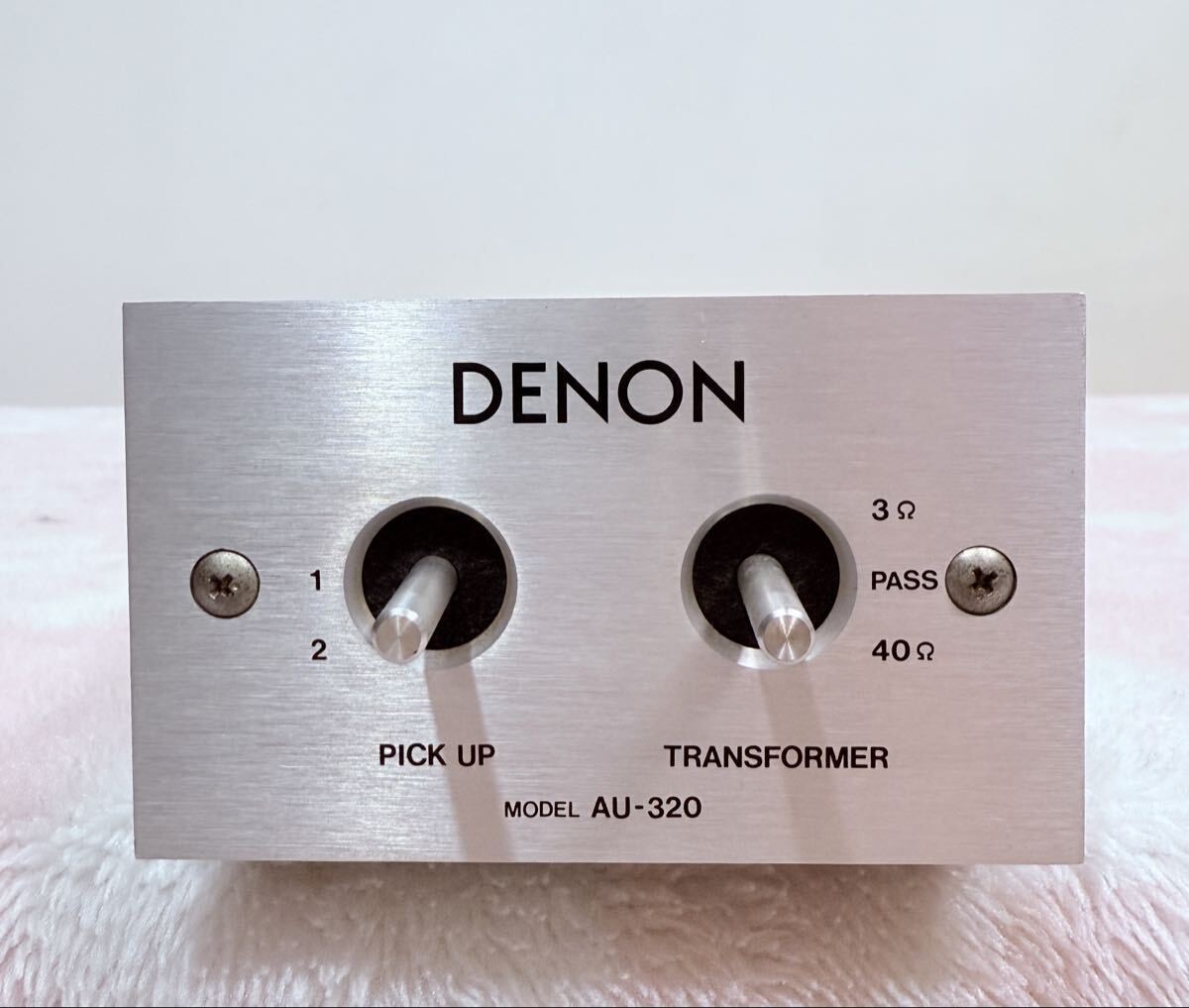 DENON AU-320 MC Step-Up Transformer Used Operation confirmed, good product Japan