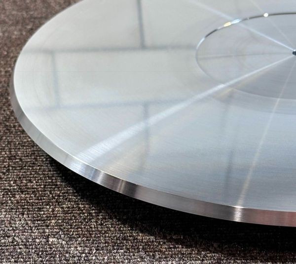 Duralumin Turntable Mat 5mm Micro Seiki CU-500 CU-180 907g Japan 14