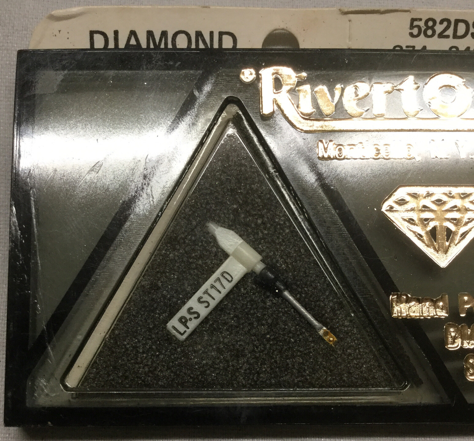 Rivert One 582DS Hand Polished Diamond Stylus Replacement Record Needle New