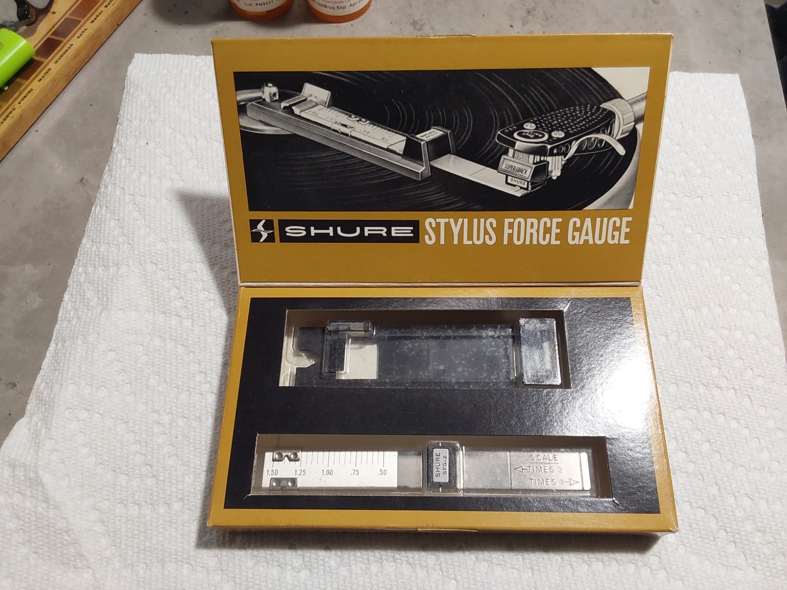 Shure SFG-2 Precision Stylus Force Gage In Original Box