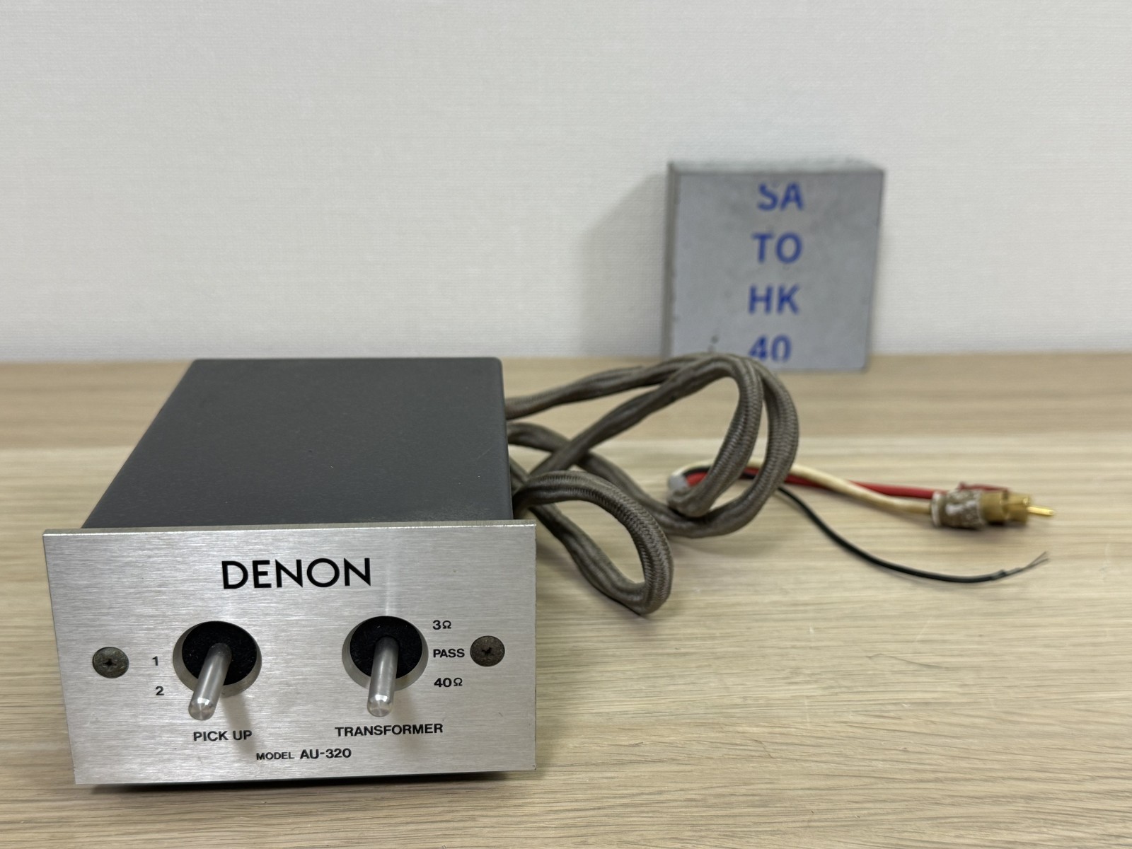 DENON AU-320 MC Step-Up Transformer Passive MC Cartridge to MM Phono Input SUT
