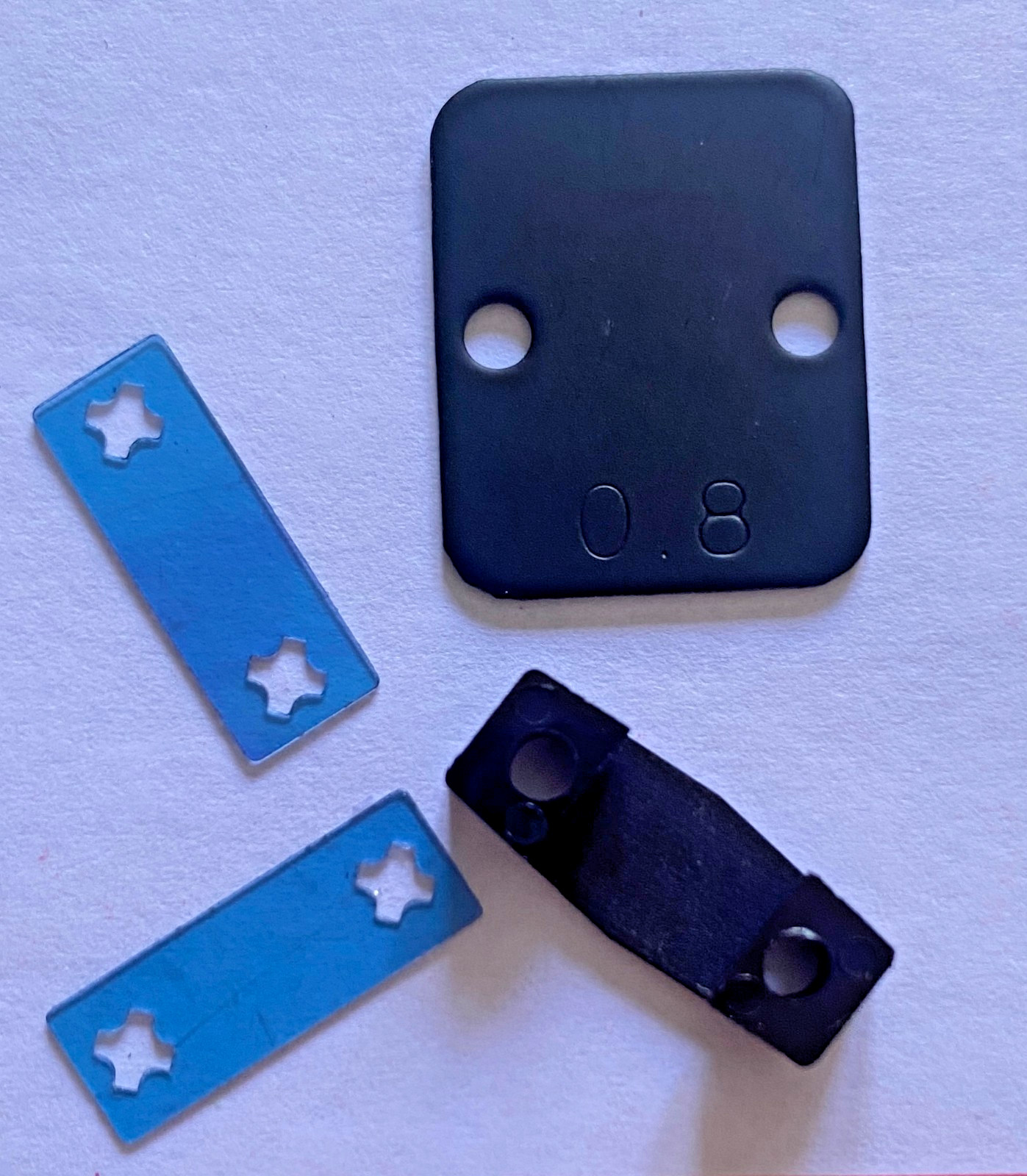 Weight, spacer, isolators for PHONOGRAPHIC HEADS