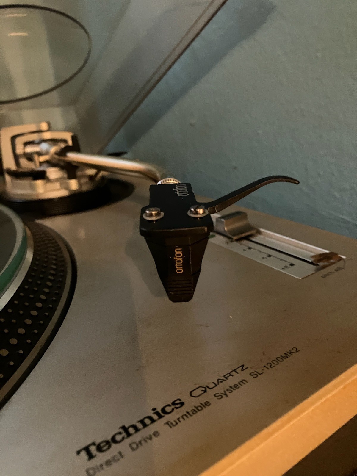 Ortofon 2M Black Moving Magnet Cartridge on SH-4 Headshell