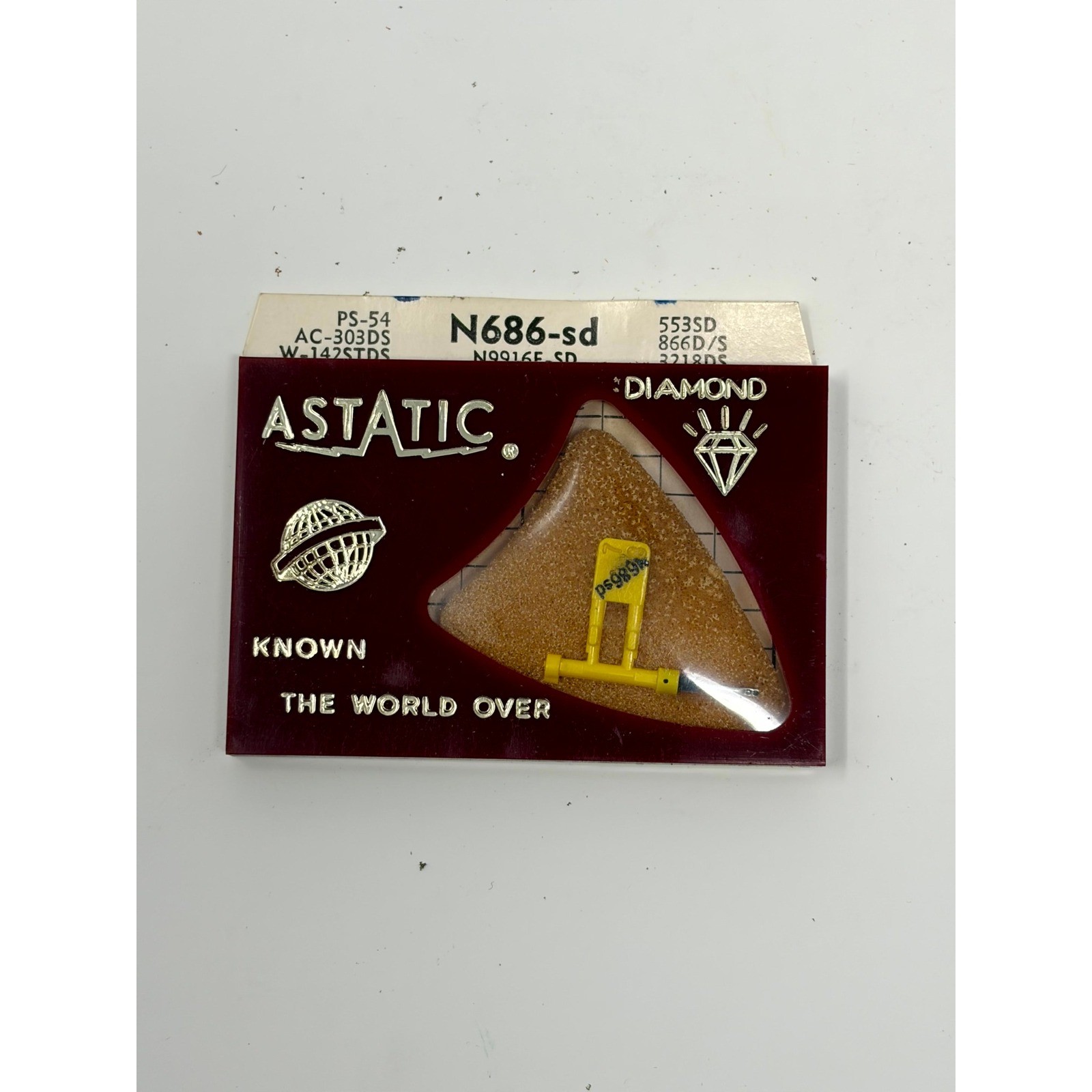 Astatic N686-sd Diamond Needle Stylus for Sonotone PS-54 AC-303DS 553SD 866D/S
