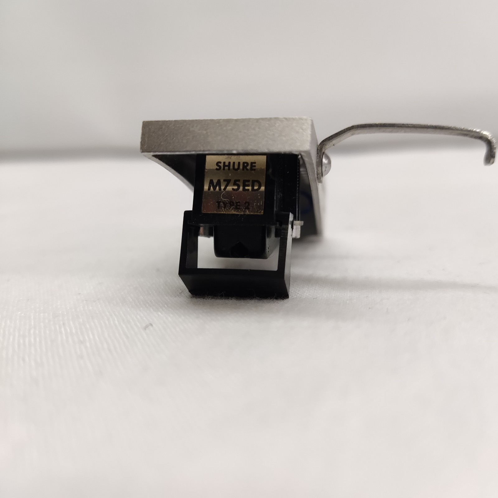 JVC HEADSHELL WITH SHURE M75ED TYPE 2 CARTRIDGE NO STYLUS NEEDLE