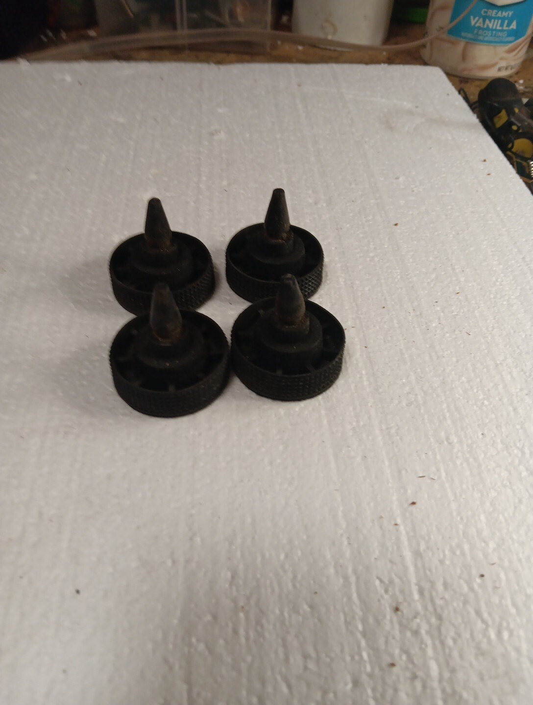 Technics SL-B2 Turntable Original OEM Parts, 4 BASE FEET