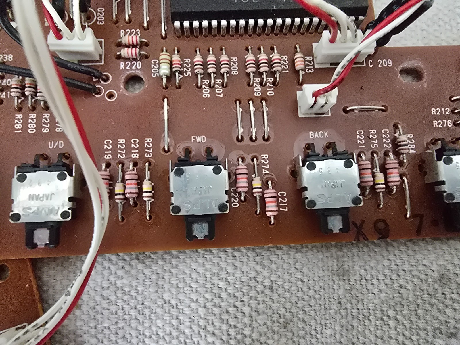 SONY Model PS-LX510 Turntable Part – Main Circuit Board Assembly