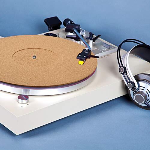 3-PC Cork Turntable Mats – 3 mm Recessed Turntable Platter Cork Mat Reduce
