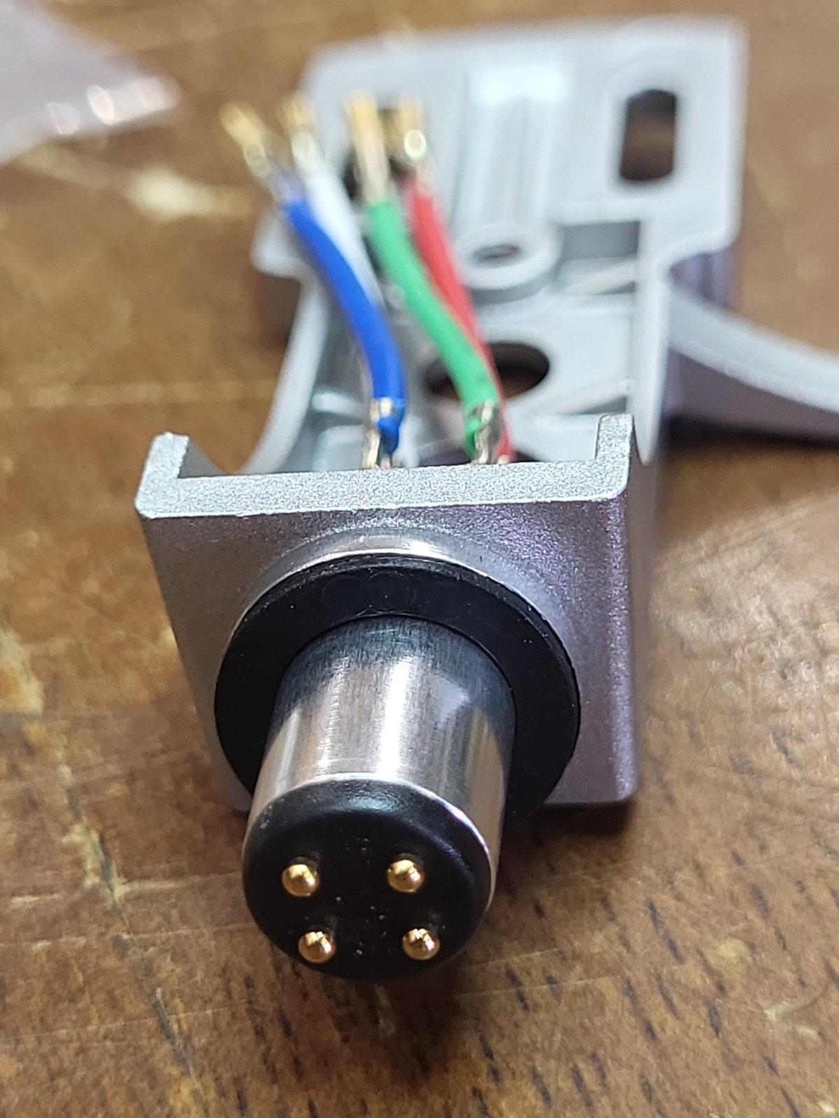 New Headshell Silver Textured Surface Phono Unbranded