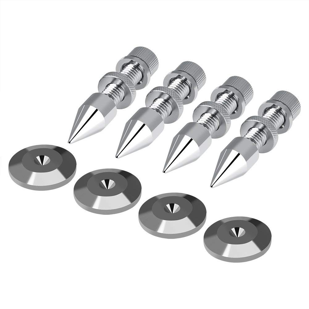 4 PCS Speaker Pad Spike Set Isolation Feet Stand HiFi Shockproof Base Pad Foot