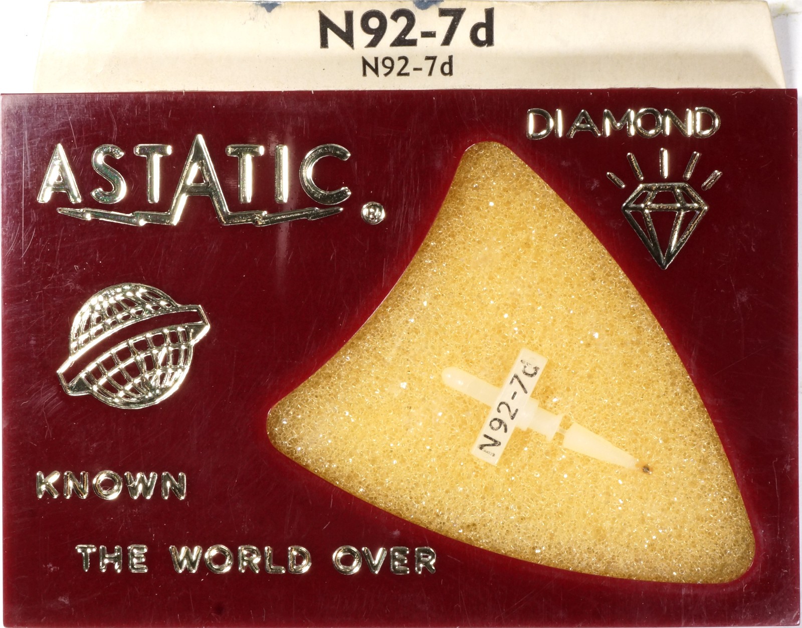 NOS Astatic N92-7d Diamond Needle for Astatic 201D 205D 209D 211D Cartridge