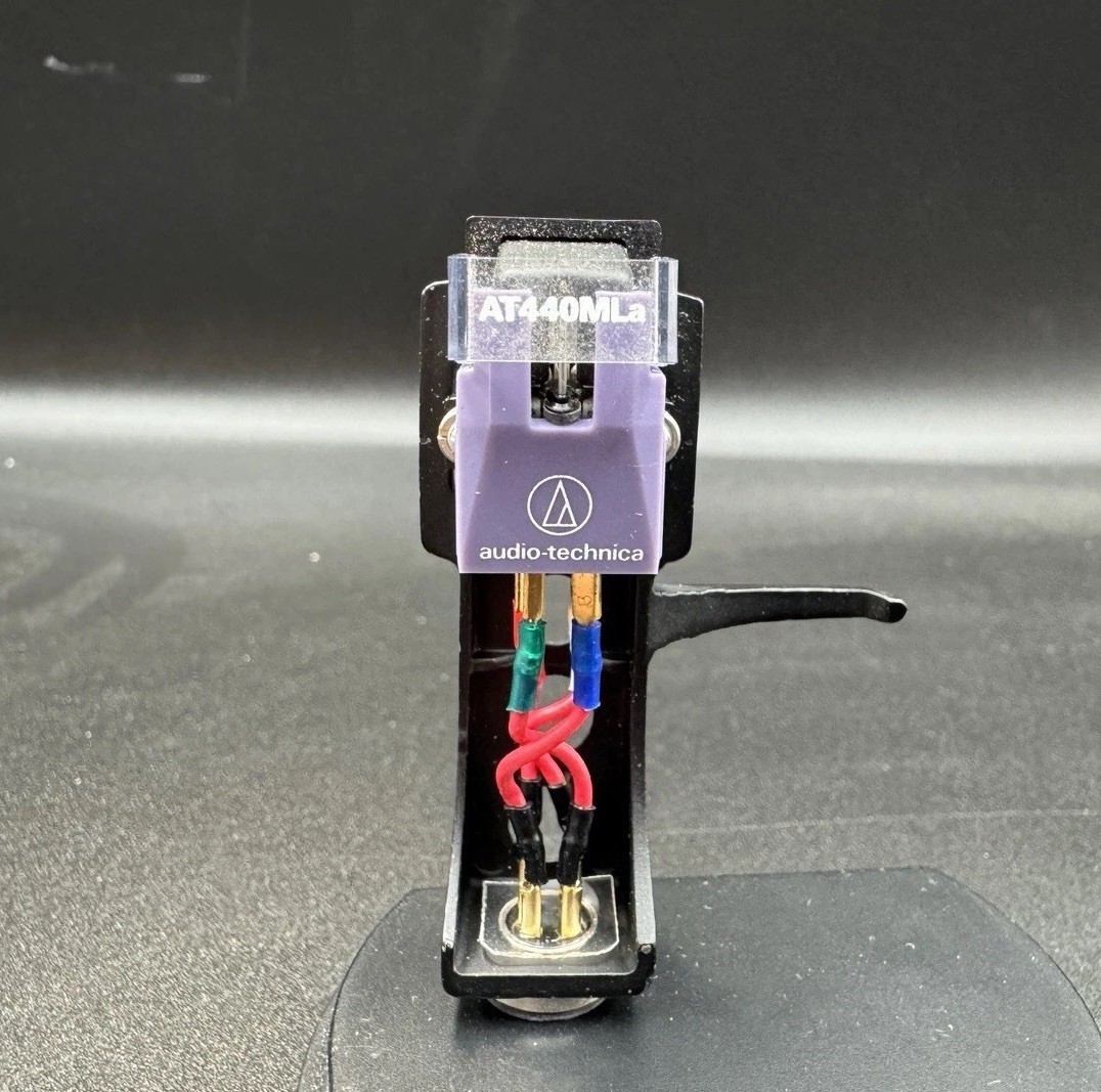 Audio-Technica AT440MLa Microline Phono Cartridge With Technics Headshell-Tested