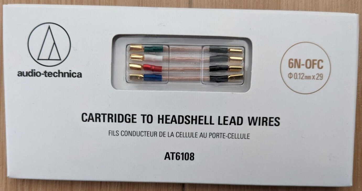 OFFICIAL Audio-Technica Lead Wires AT6108 / 6N-OFC / AIRMAIL with Tracking
