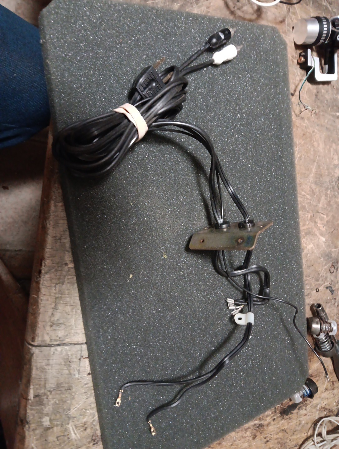Dual 1237 Power Cord and Ground Wire Complete