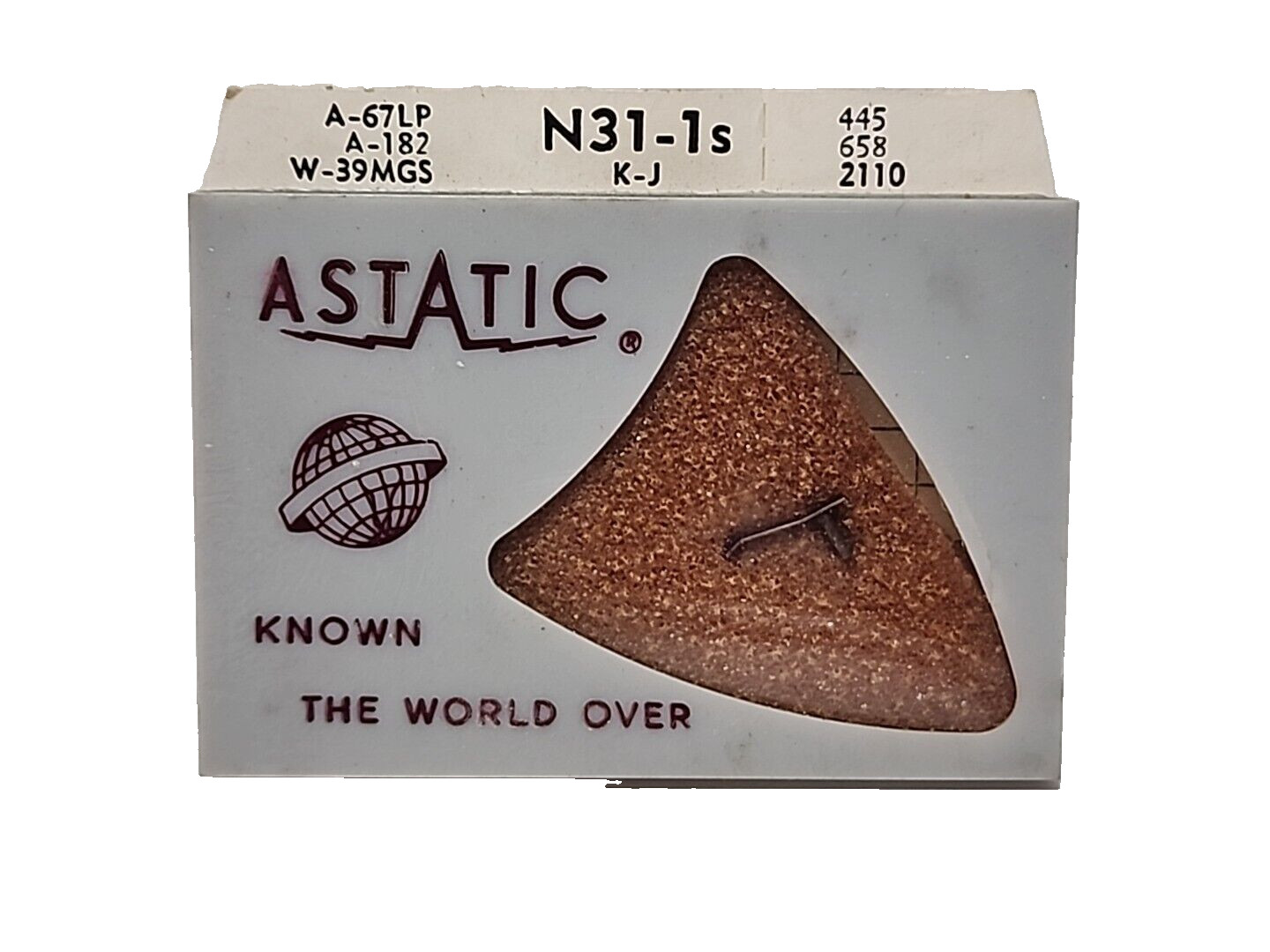 NEW Astatic N31-1s Stylus Needle (a-67LP, A -182,) JBtr34, W39mgs, +++) JBtr34
