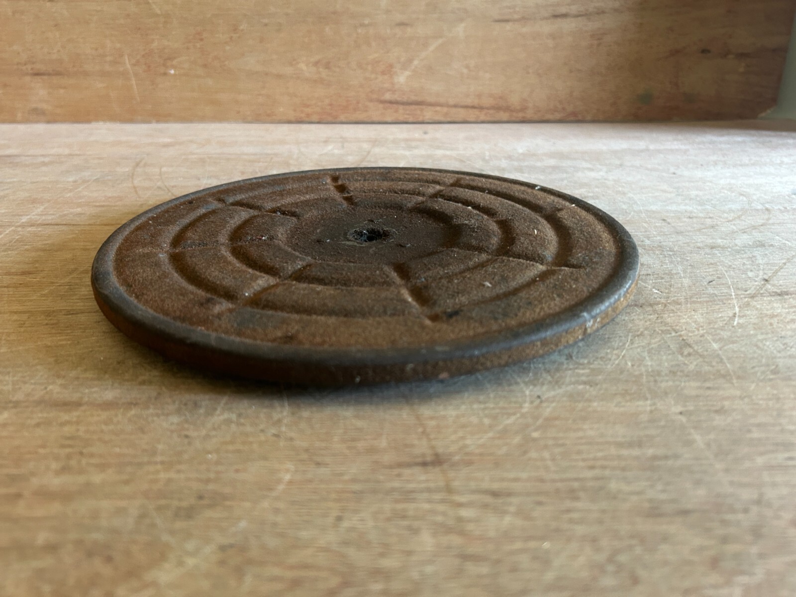 Decca Phonograph Replacement Platter Record Player Part Metal w/Felt 9″ Vintage