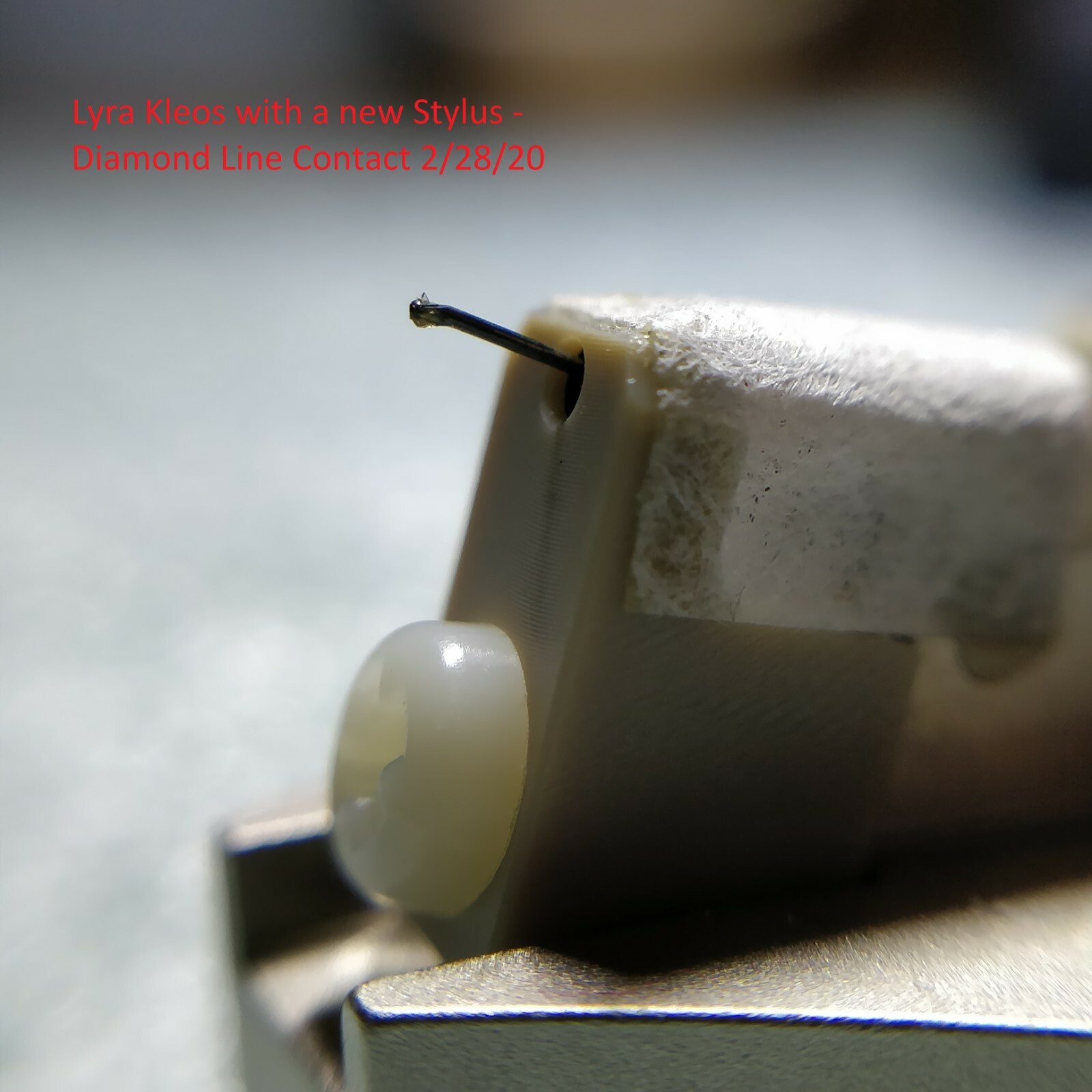 Lyra Moving Coil MC Cartridge Specialized Retipping Service. Boron Line Contact