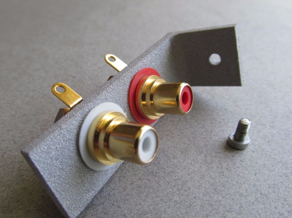 Pats Audio RCA Phono Cable Connection Bracket Upgrade for Dual Turntables