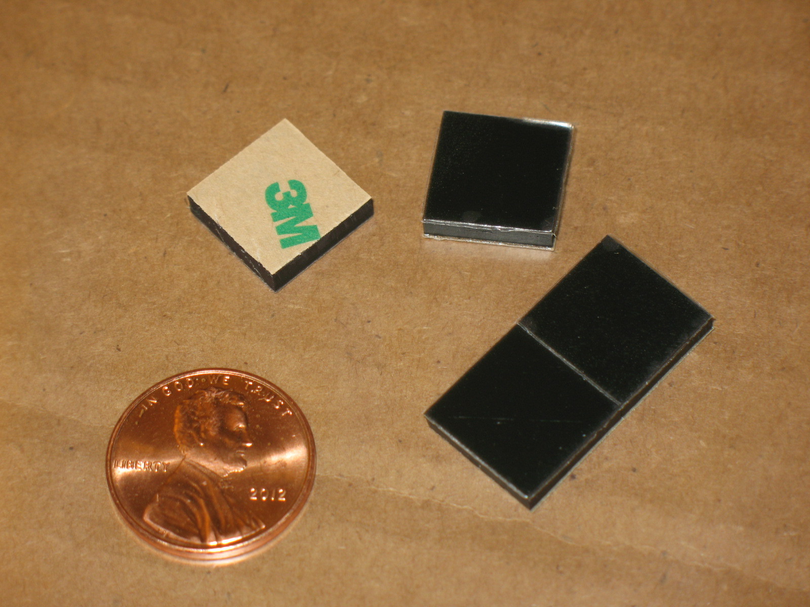 4, 1/2″ (12MM) SQUARE 1/10IN (2.5MM) THICK VIBRATION ISO PAD FEET 70D SORBOTHANE