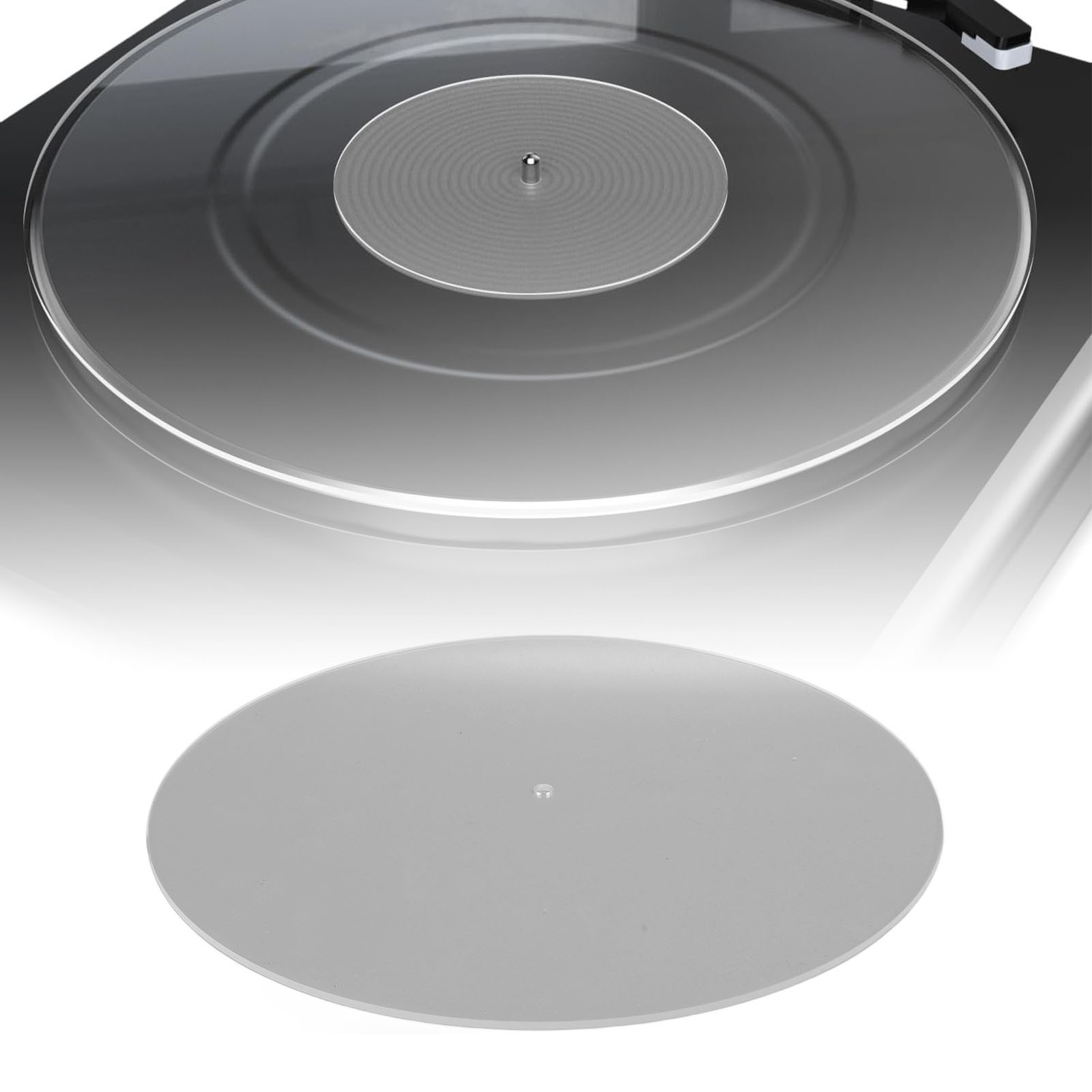 1 Acrylic Turntable Mat For Enhanced Sound Quality For 12in Turntables