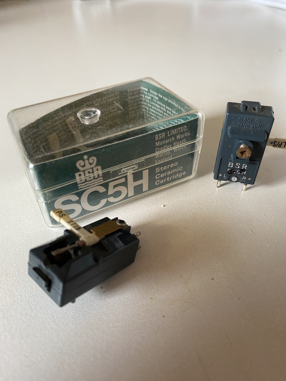 BSR SC5H CERAMIC CARTRIDGE & STYLUS PHONO