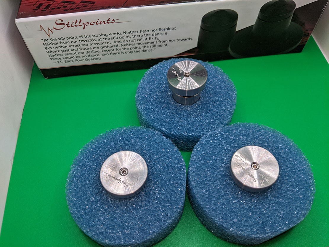 In Original Box! STILLPOINTS Damper ULTRA MINI 8/32 Set Of 3 Vibration Isolation