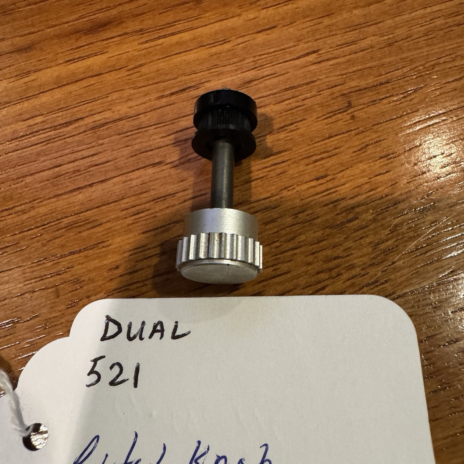 DUAL 521 ORIGINAL PITCH KNOB WITH SHAFT – EXCELLENT CONDITION