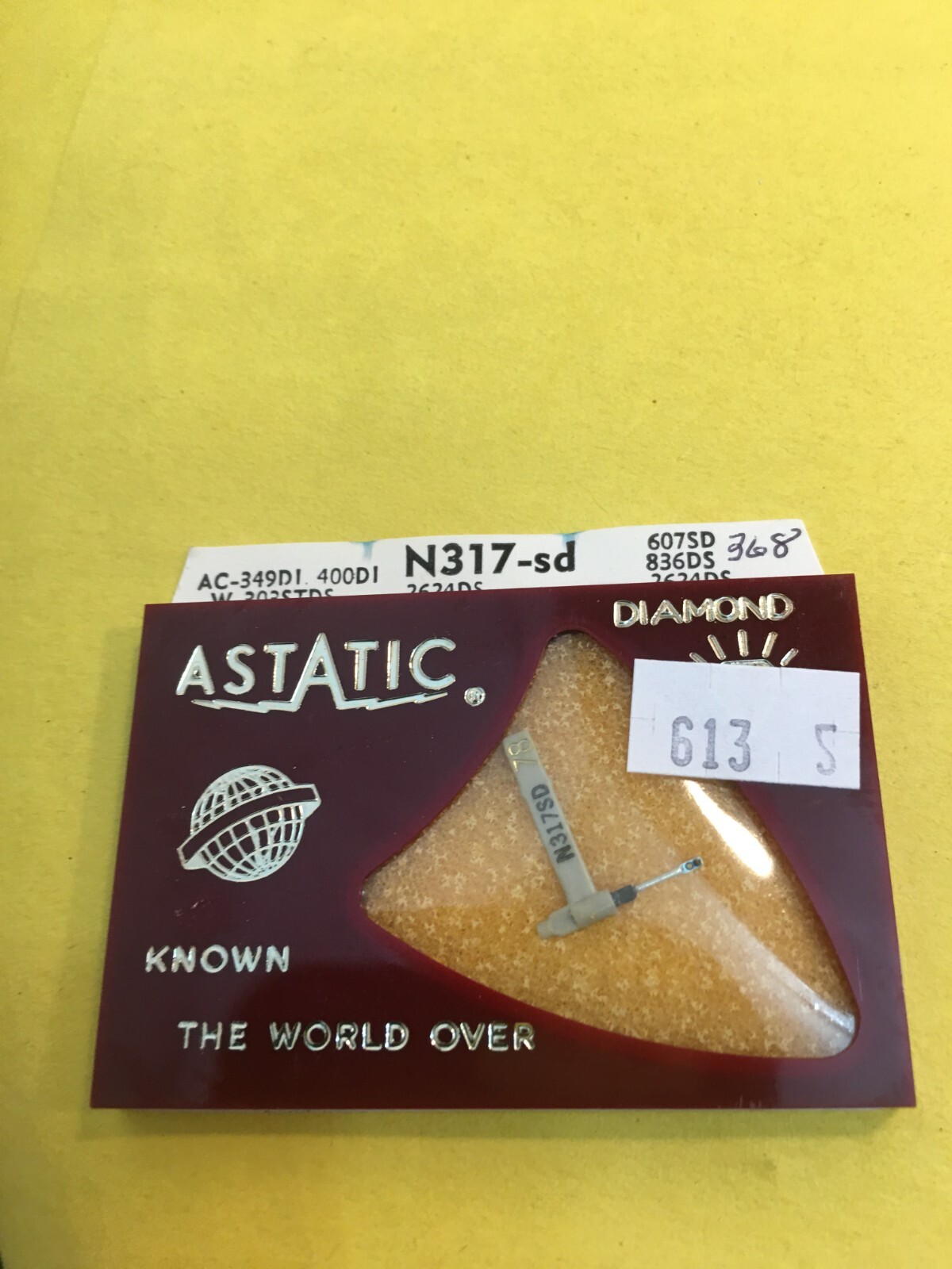 Original NOS ASTATIC Needle N-317SD fits MANY ELECTRO VOICE – See Picture/List
