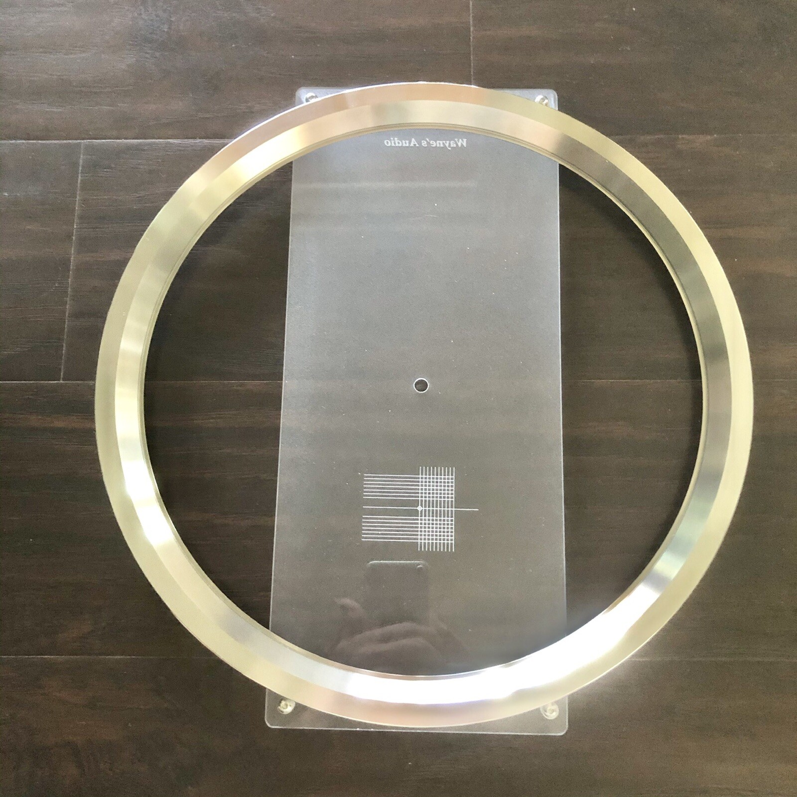 Wayne’s Audio SS-U Turntable Periphery Stabilizing Outer Ring Clamp 4 VPI Clear