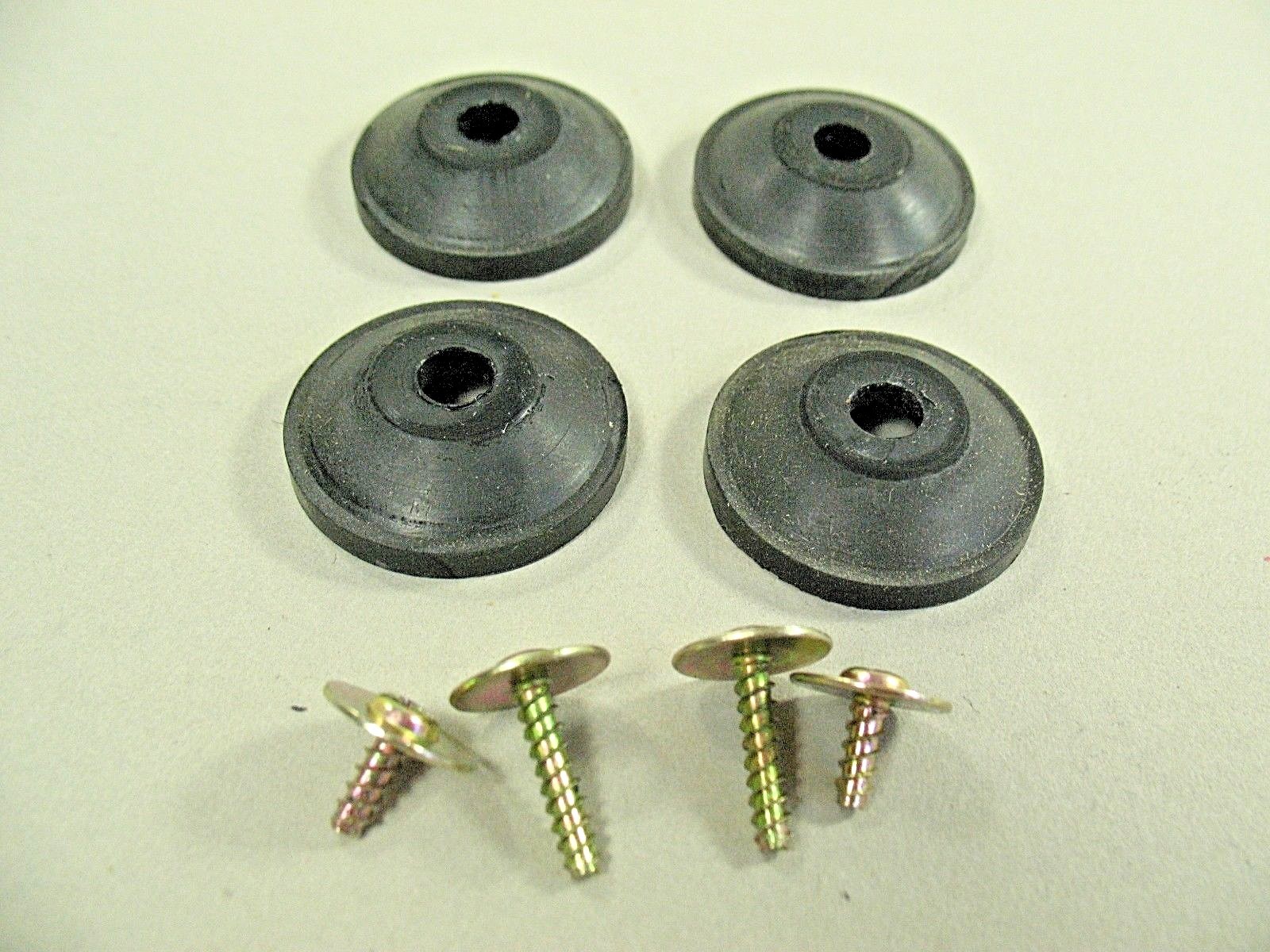 Aiwa PX-E75 PXE75 Turntable ~ REPAIR PART ~ Rubber Feet Set (4)