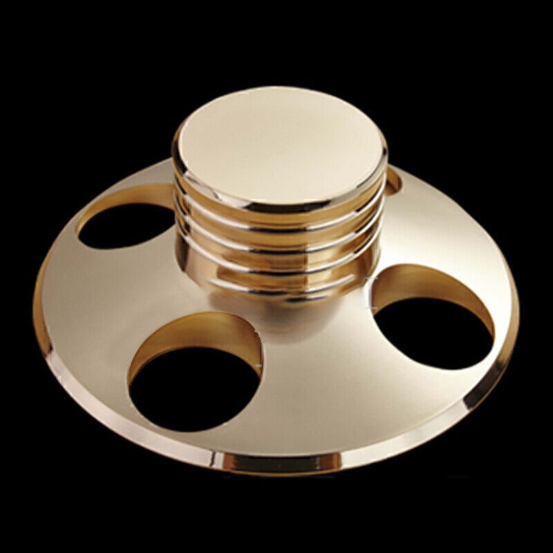 Turntables Disc Stabilizer Record Weight HiFi Gold for LP Vinyl Record Player