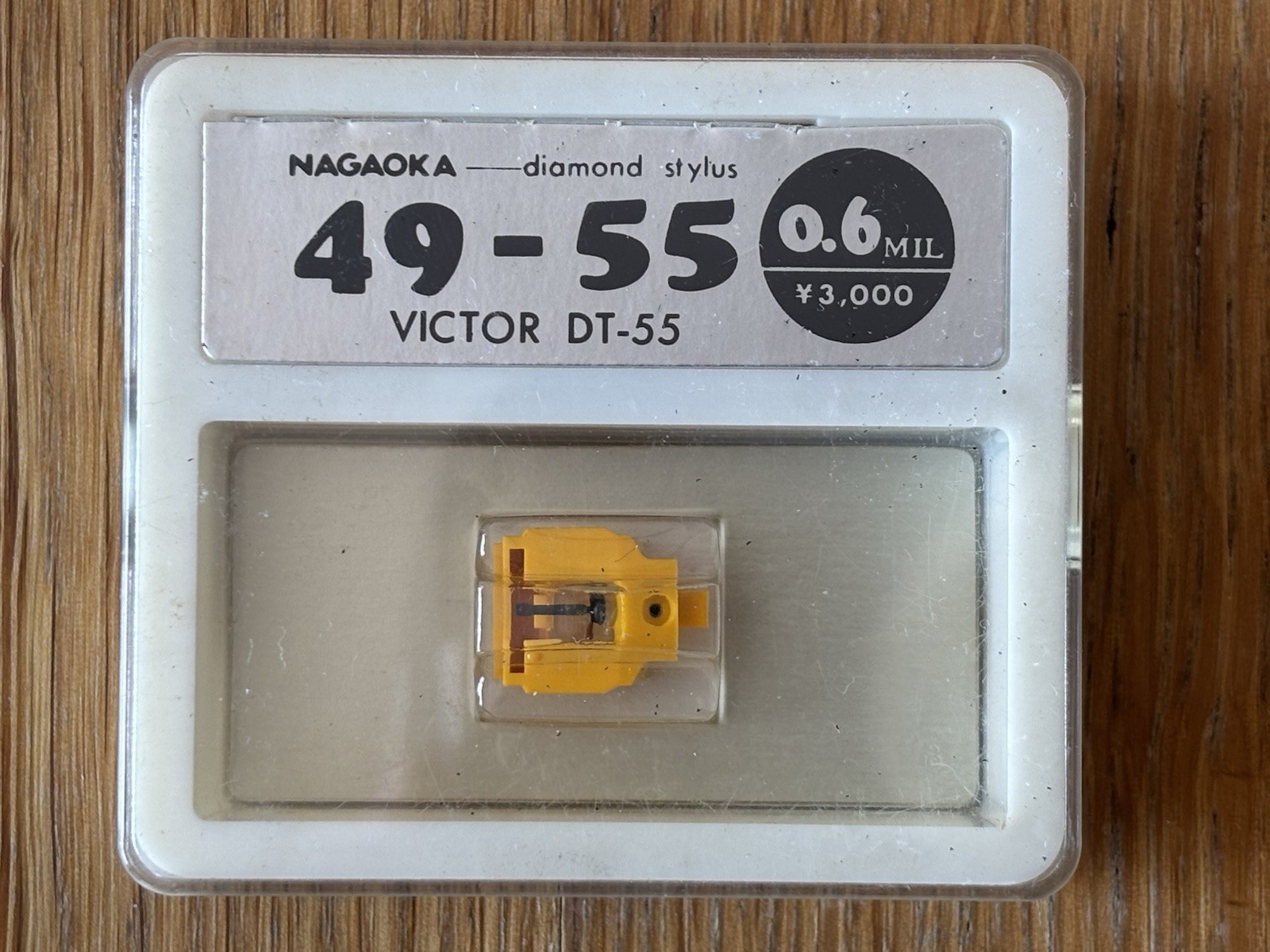 NAGAOKA 49-55 Replacement Stylus Needle for Victor DT-55 Diamond 0.6mil