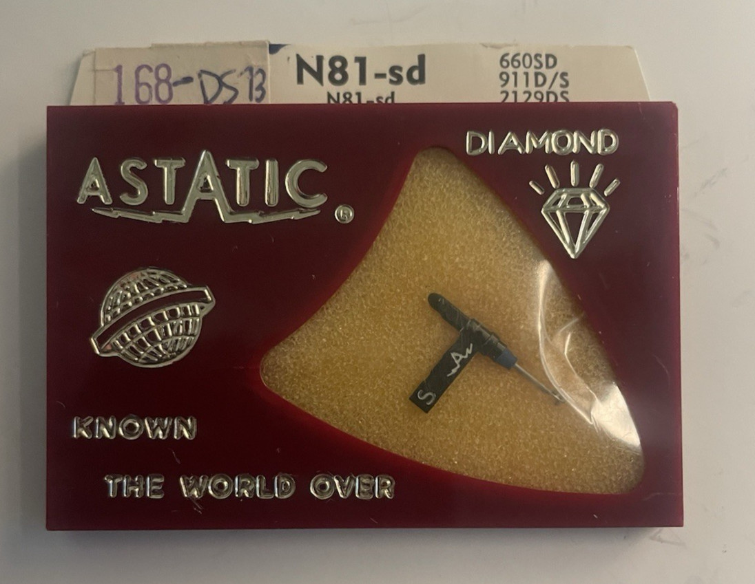 ASTATIC N81-sd / Pfanstiehl 168-DS73 ‘Diamond Stylus’ for Astatic N81SD N79-sd