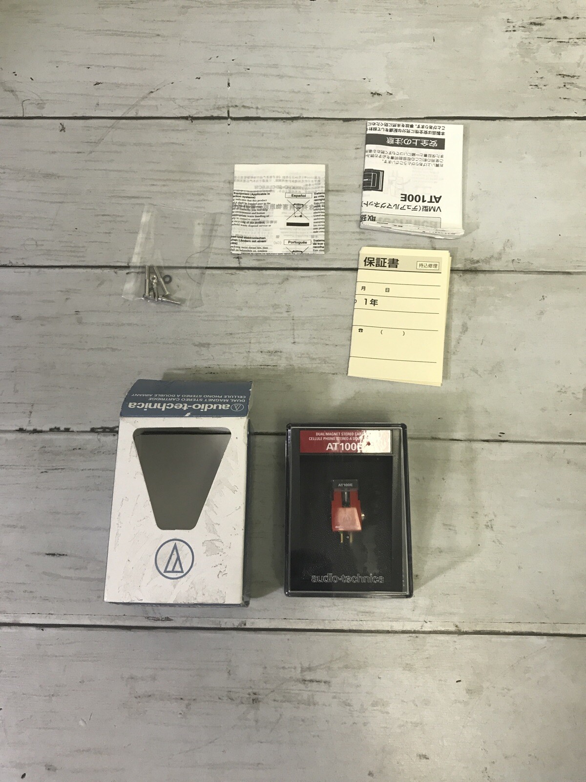 Audio Technca At100e Dual Magnet Stereo Cartridge – open-box
