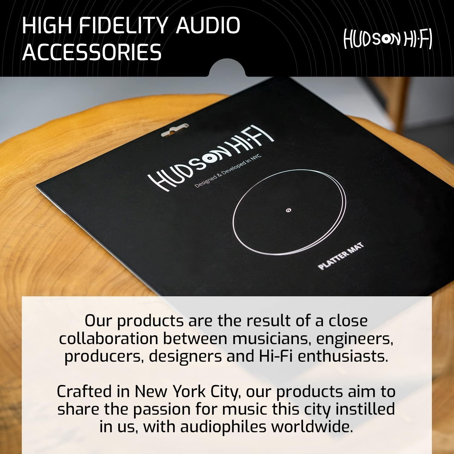 Enhanced Sound Acrylic Turntable Mat – 1/8” Thick Slipmat for Quality Playback