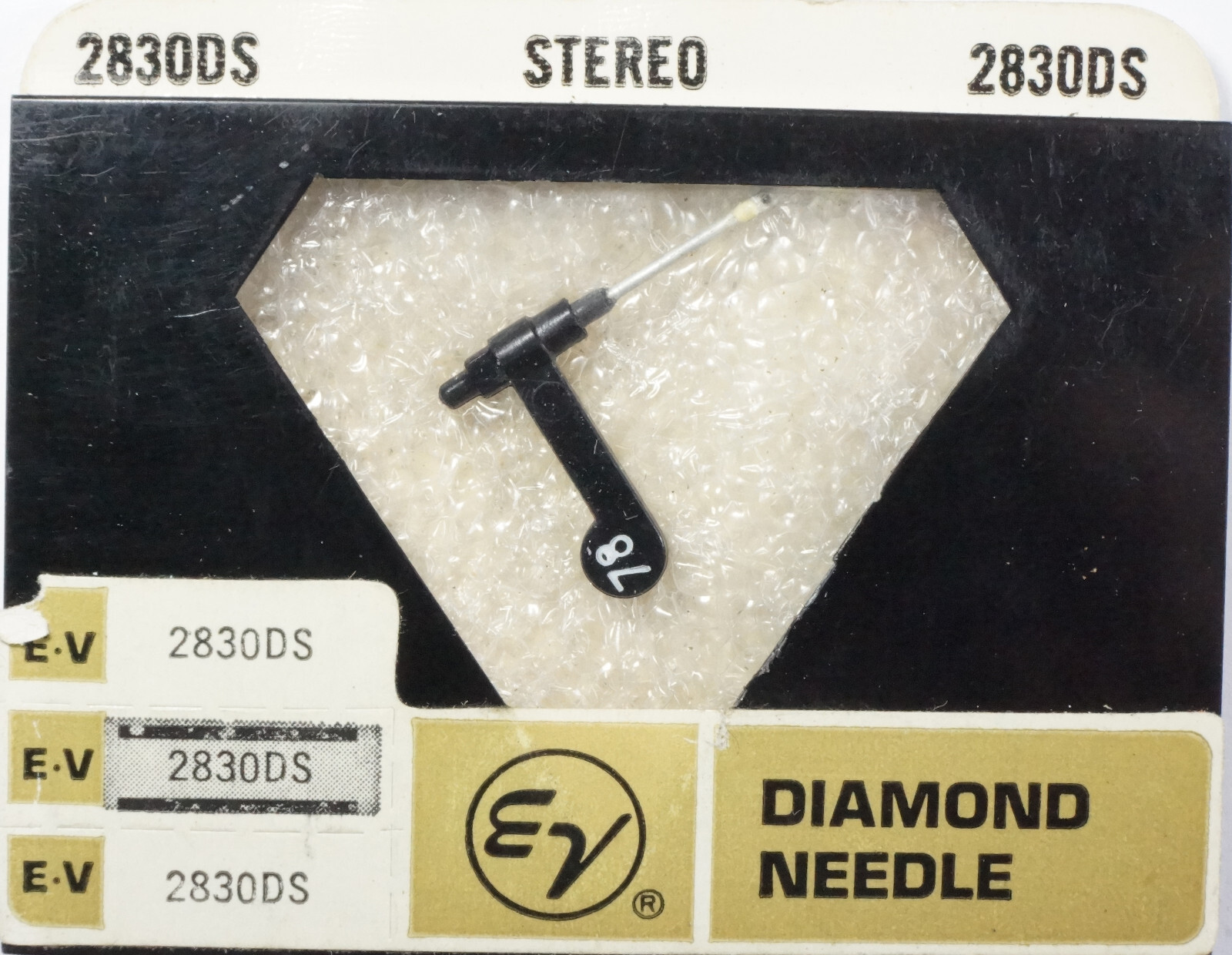 NOS Electro Voice EV 2830DS Diamond Needle for PIEZO RYSTL-MR SJN-1