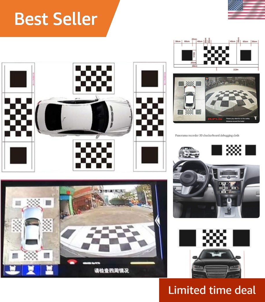 3D Panoramic Calibration Cloth for 360-Degree DVR Systems: Safe Driving Guide