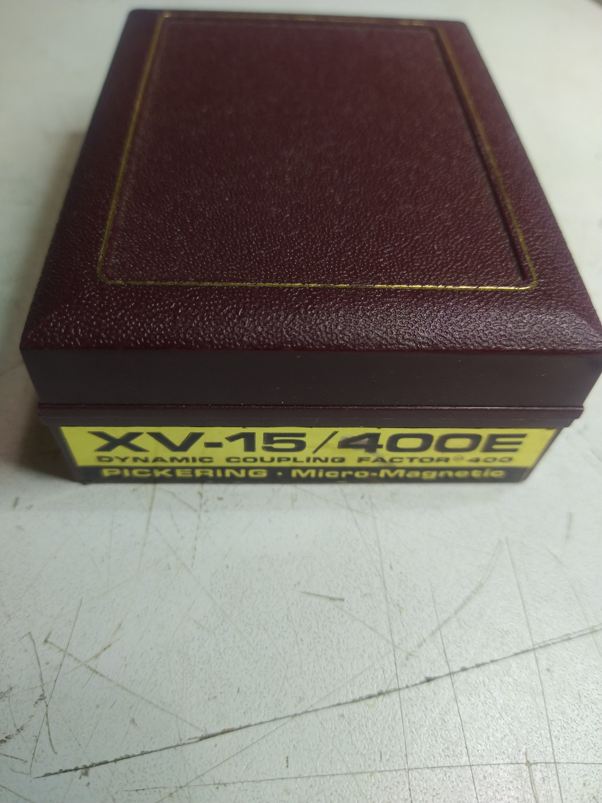 Pickering XV-15/400E cartridge, box, accessories, needs new stylus, ohm tested